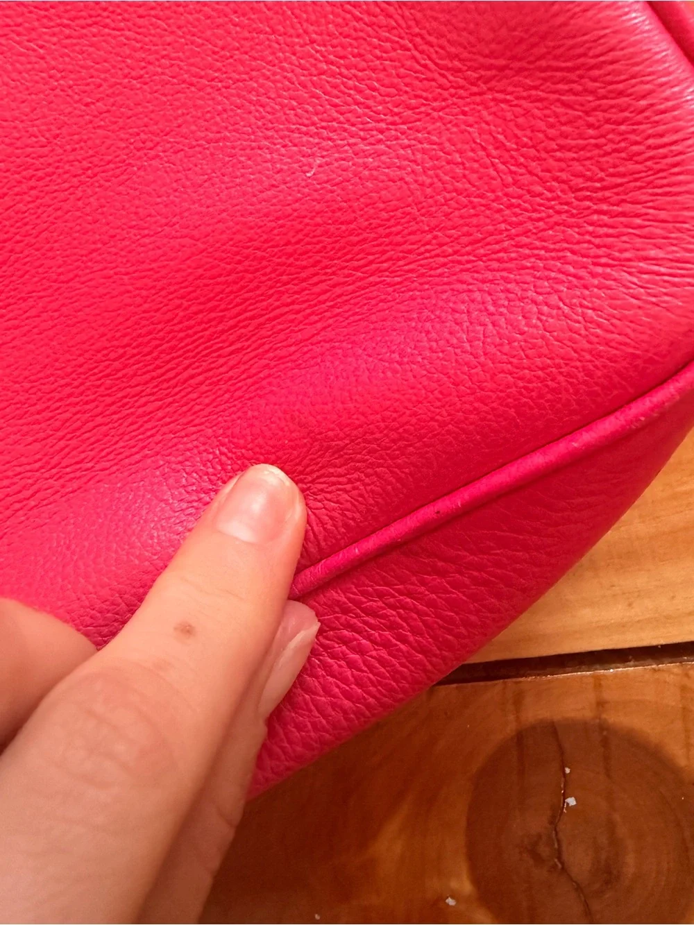 Coach compact leather